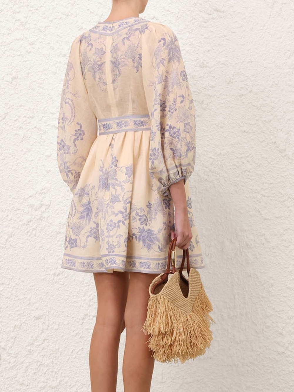 Zimmermann / Indra Plunge Mini Dress (FINAL SALE) - Picture 2 of 8